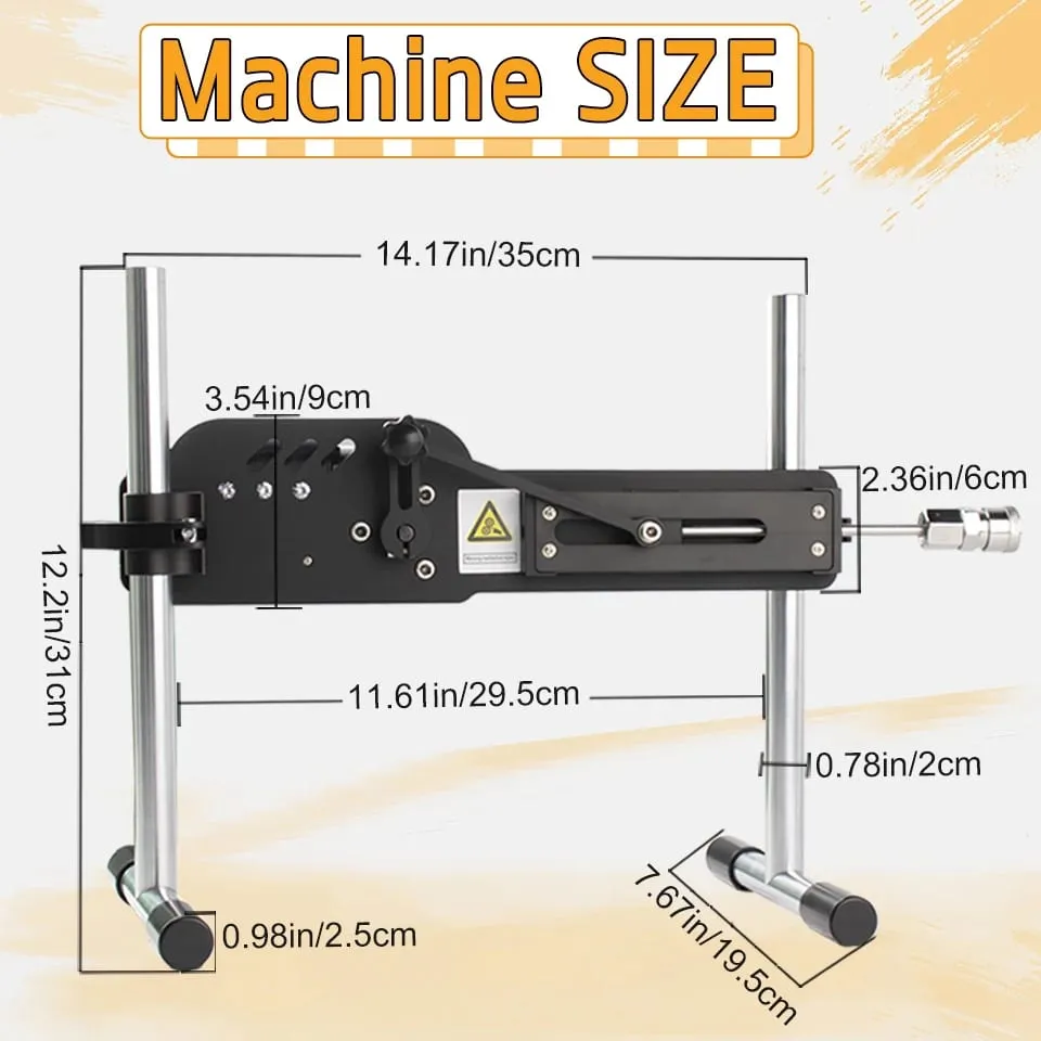 App-Controlled Mute High-Power 70W Dildo Sex Machine with Vac-u-Lock Dildo Attachments And Pumping Gun Adult Toy — image 3