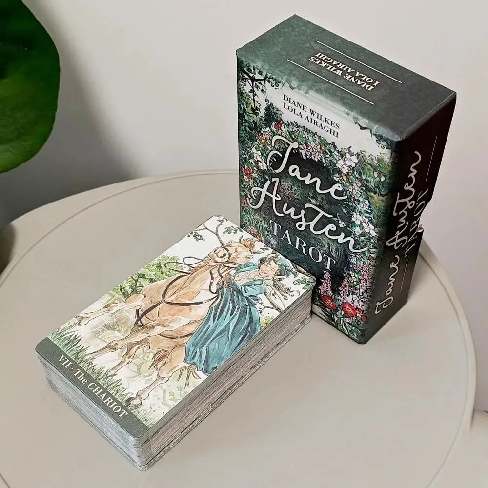 12*7cm Jane Austen Tarot in Rigid Box - A Regency Romance Divination Deck for Literature Lovers 78-Card Deck — image 2