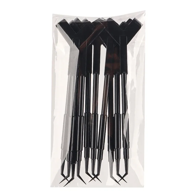 10 ks opakovaně použitelných plastových tyčinek na řasy prodlužování řas Tvar Y Hřeben Lifting Lash Lifting Curler Aplikátor štětce na make-up