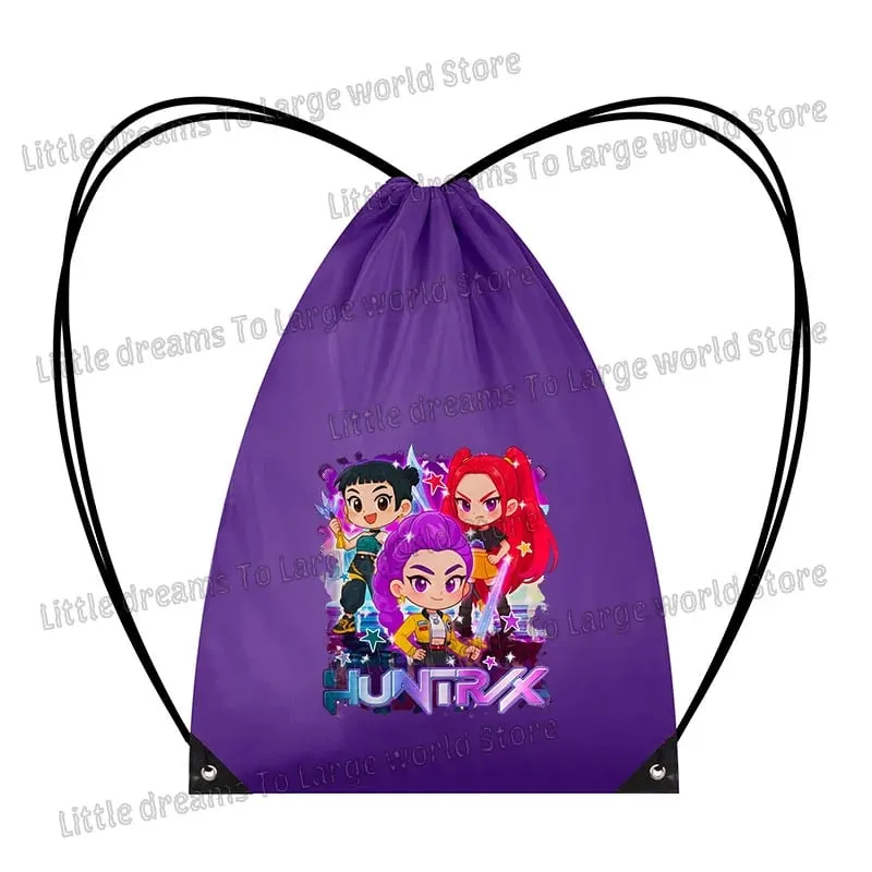 Anime Figure Drawstring Bag Portable Backpack Large Capacity Gym Sports Clothes Organizer Storage Pouch Bundle Pocket Women Gift — image 19
