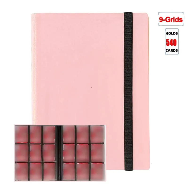 160/360/480/540 Cards Capacity Pocket Holder Binders Albums For Game Card Book Sleeve Holder Large-capacity Card Binder Notebook — image 33