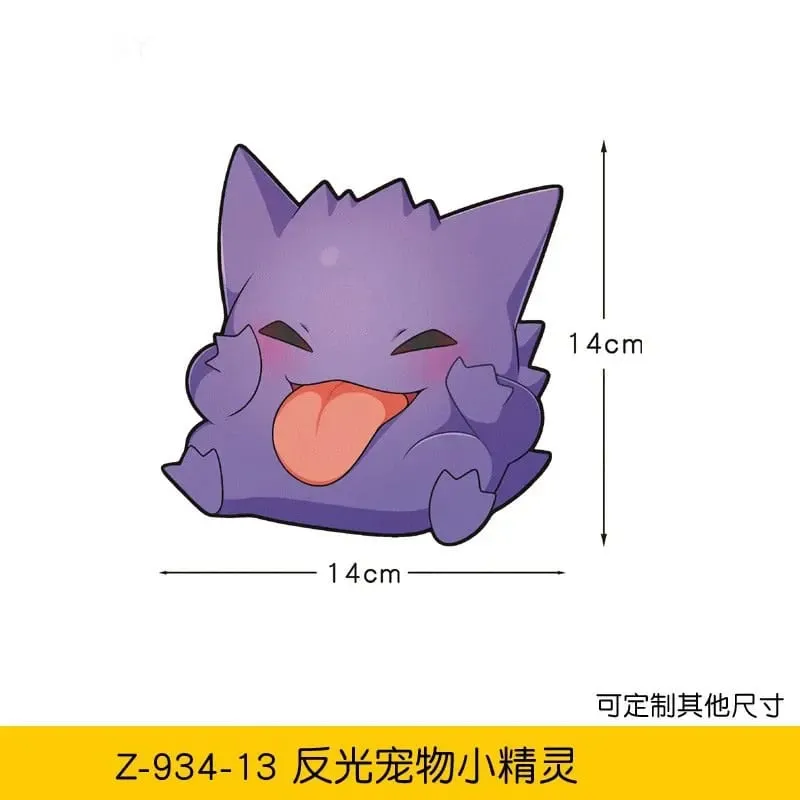 20styles Pokemon Car Stickers Anime Figure Pikachu Gengar Eevee Charmander Cute Cartoon Doll Creative Sticker Birthday Gifts — image 23