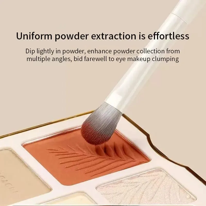 5/8/10Pcs Natural Eye Makeup Brushes Set Detail Eyeshadow Brush Makeup Brush White Ultra Soft Eyeshadow Eyeliner Makeup Tool — image 2
