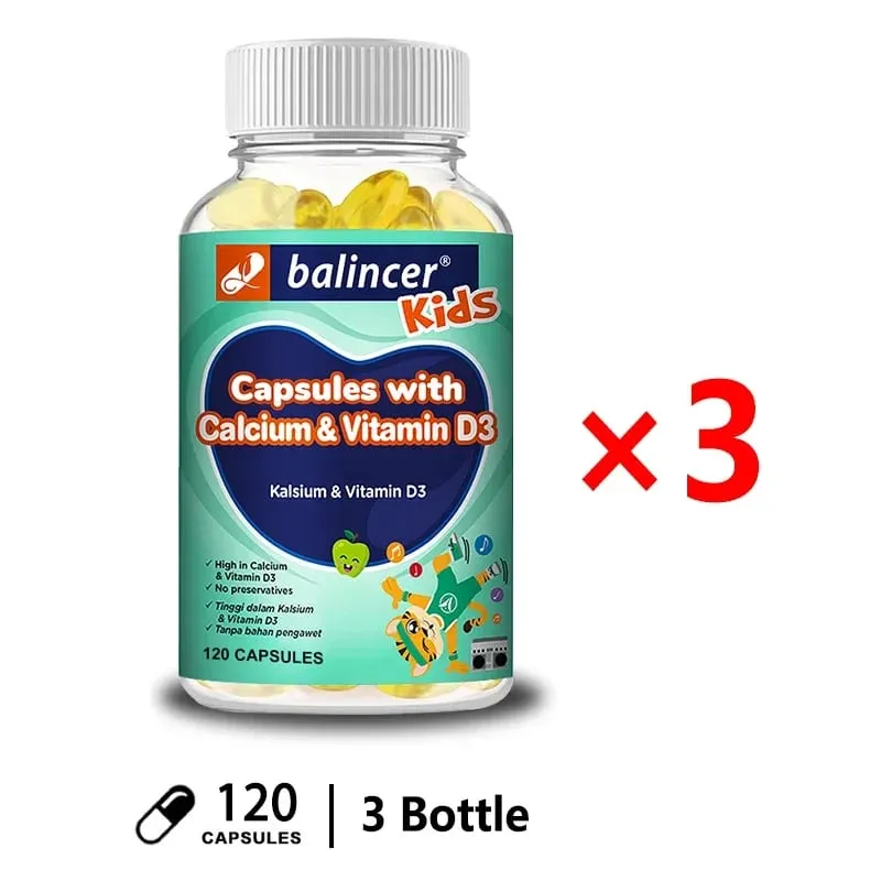 Height Growth - Supplements Calcium Vitamins Minerals and Essential Nutrients To Help Children Teenagers & Adults Grow Taller