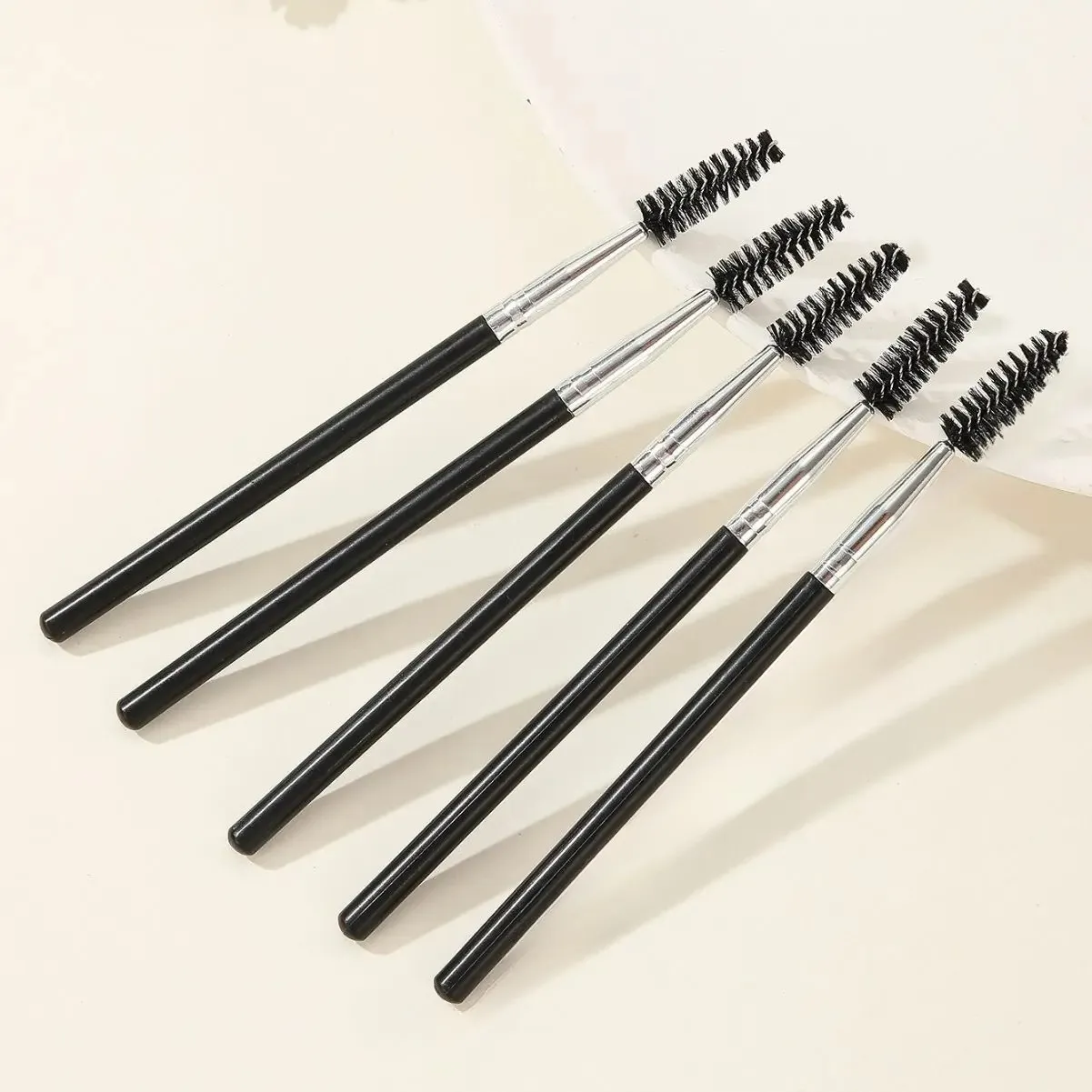 3/5/10PcSoft Eyebrow Brush Eyelash Brush Professional Contouring Eye Brow Eyeliner Makeup Brushes Eyes Blending Cosmetic Brushes — image 5
