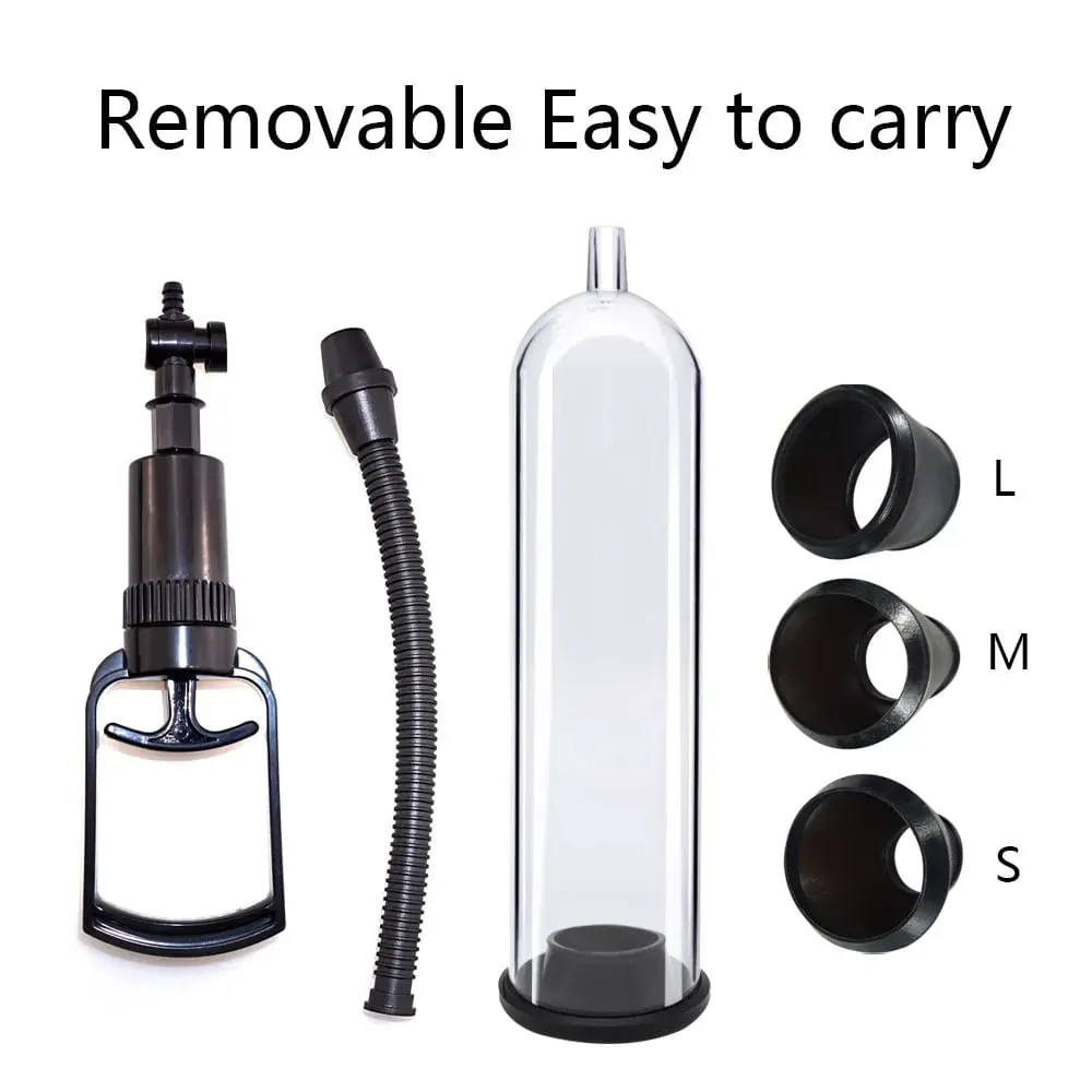 Manual Penis Extender Pump Sex Toys Dick Stimulate Extender Masturbator Male Vacuum Pump Penis Enlarger Big Dick Lasting Trainer