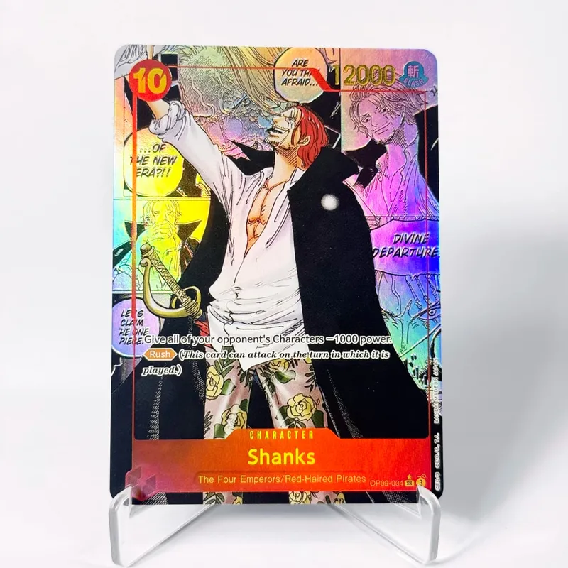 OP09 One Piece Emperors in the New World Curated Deck Luffy Shanks Roger Buggy Zoro Dragon Foil Textured Proxy Cards English — image 4