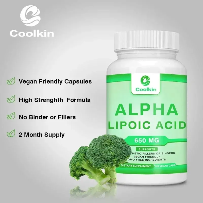 Alpha Lipoic Acid - for Nerve Health Circulation Brain Function Cognition Support Antioxidant Nutritional Supplement — image 6
