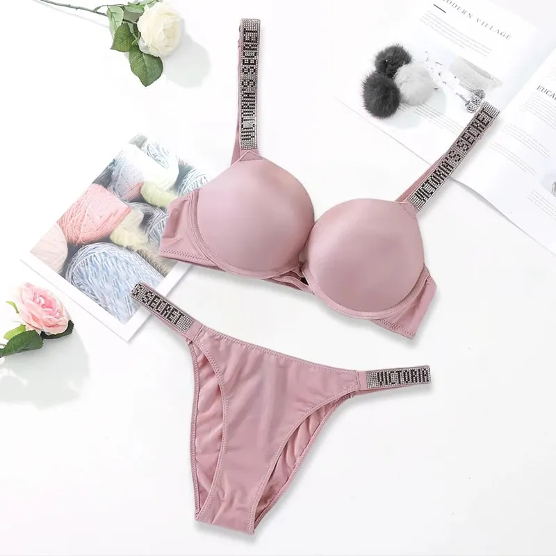 Victoria's Secret Sexy Lingerie Bra and Panty Set Push Up Classic Women's Lingerie Set Sexy Breathable Soft Versatile Shapewear — image 8
