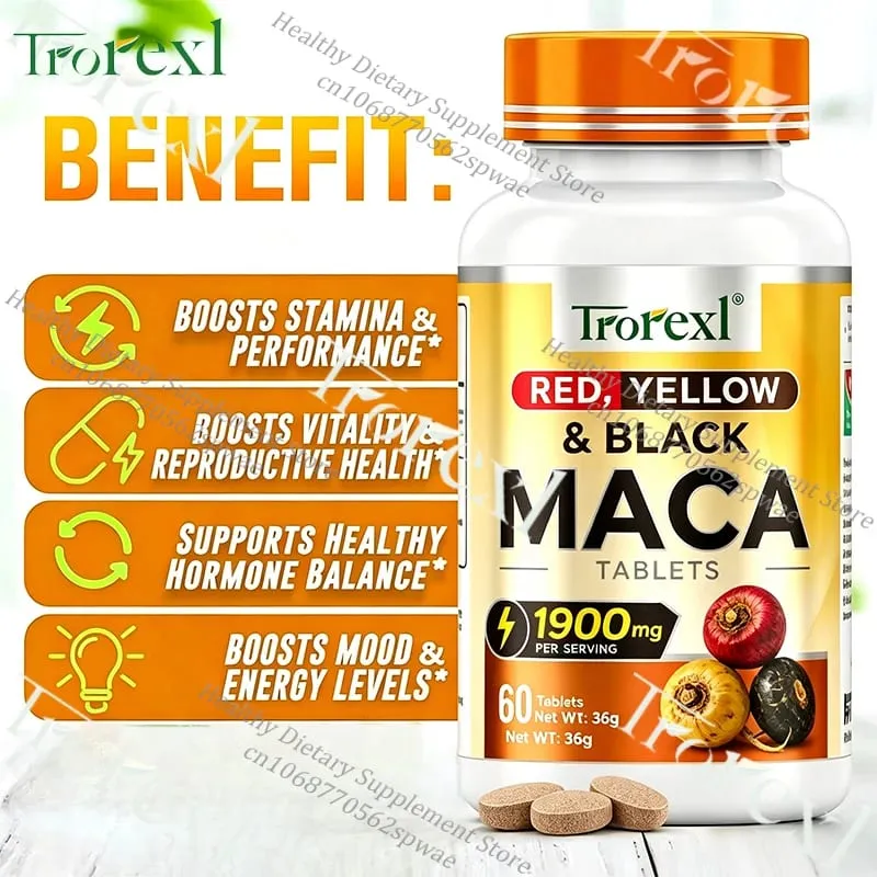 Male Performance Supplements – Support Resilience Physical Confidence & Endurance with Tri-Color Root Blend — image 3