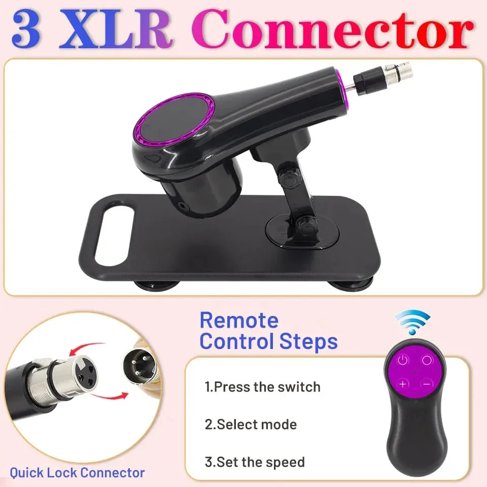 Entry-Level Dildo Sex Machine A2/F2 3XLR with Suction Cups Versatile Adult Toy Accessories for Male Female Sex Products — image 2