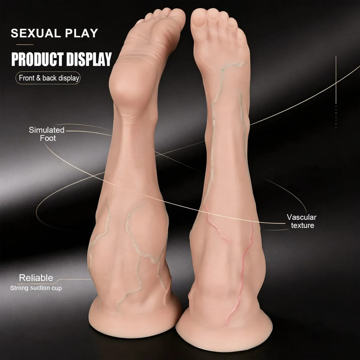 Huge Silicone Foot Butt Plug Thick Leg Dildo Large Anal Plug Anal Expander Masturbator Anus Dilator Sex Toys Adult Toy Sex Shop — image 5