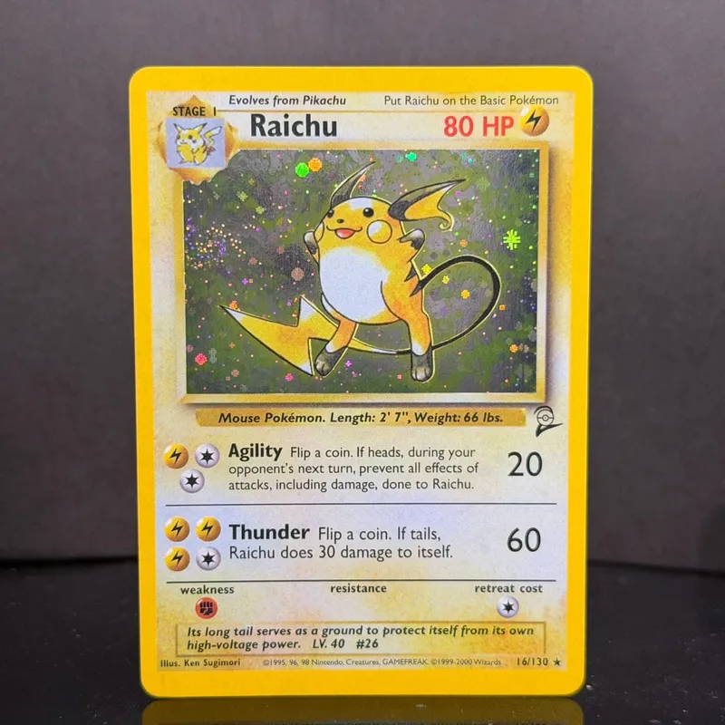 Pocket 2000 Base Set 2 OG Nostalgia Collectible Hitmonchan Scyther Clefable Pidgeot Mewtwo Traditional Holo Proxy — image 21