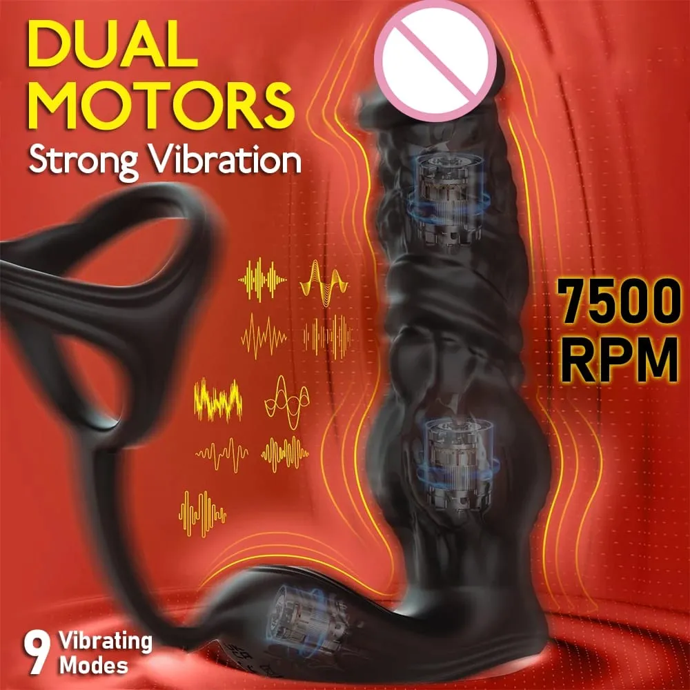 APP/remote Control Retractable Dildo 6 in 1 Male Prostate Massager High-speed Thrust Electric Anal Plug Anal Vibrator Sex Toys — image 5