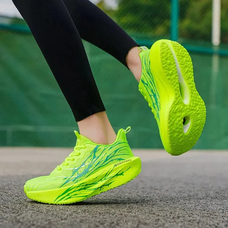 Marathon Running Shoes Men Carbon Board Speciality Sports Breathable Lightweight Women's Comfortable Athletic Nonskid Sneakers — image 5