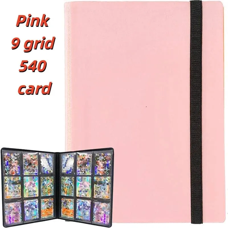 160/360/480/540 Cards Capacity Pocket Holder Binders Albums for CCG MTG Magic Yugioh Board Game Card Book Sleeve Holder — image 33