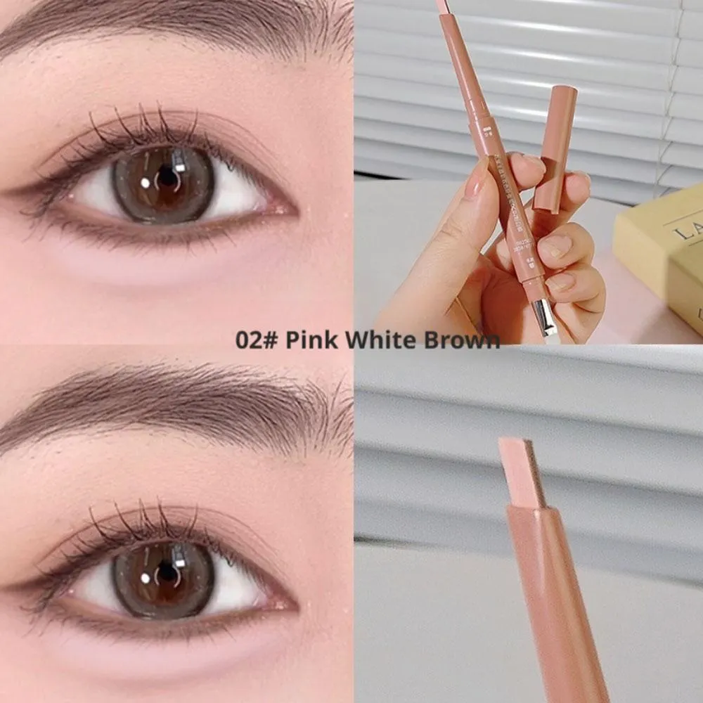 2 in 1 Double-headed Eye Bag Pen Brightens Shadows Waterproof Anti-smudge Long-lasting 3D Eye Bag Brightening Natural Eye Makeup