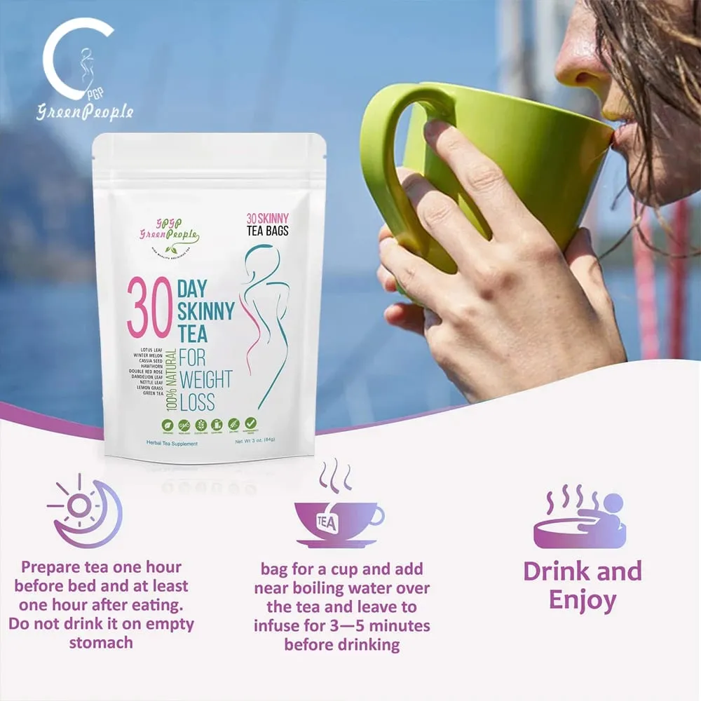 Natürliches 40-Tage-Kräuter-Skinny-Detox-Ergänzungsmittel zur Gewichtsreduktion, kein Koffein, keine GVO, gesunde Lebensmittel, Vitamine und Nahrungsergänzungsmittel — image 6