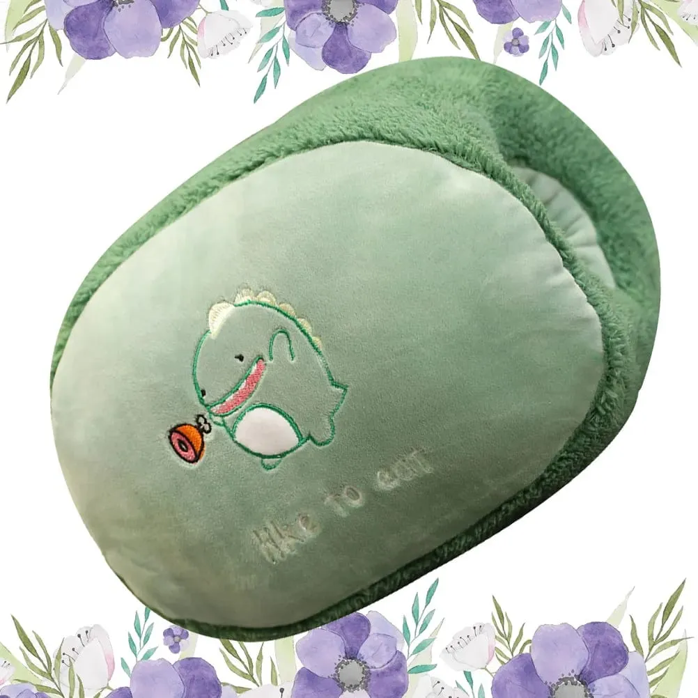 Dinosaur Cartoon Hand Warmer Pillow Soft Warm Cushion for Sofa Bed Desk Car Use Not Easily Deformed Perfect Winter Gift Idea — image 6