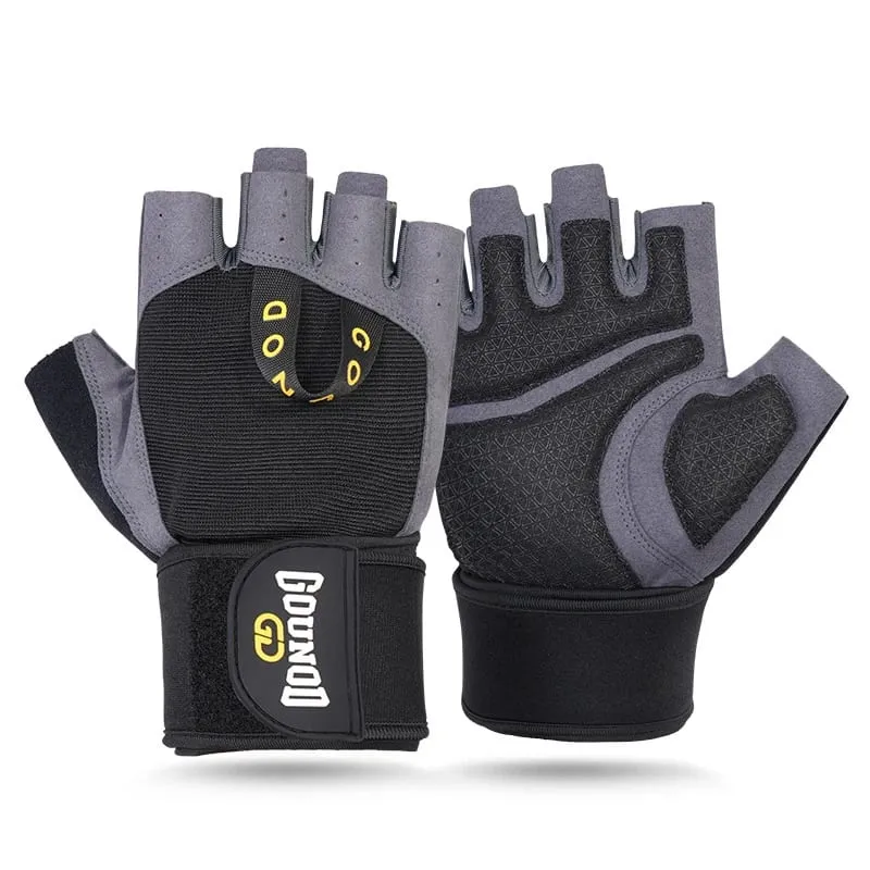 Fitness Gloves For Unisex Enhanced Grip Palm Protection Breathable For Weight Training Pull Ups Gym Training