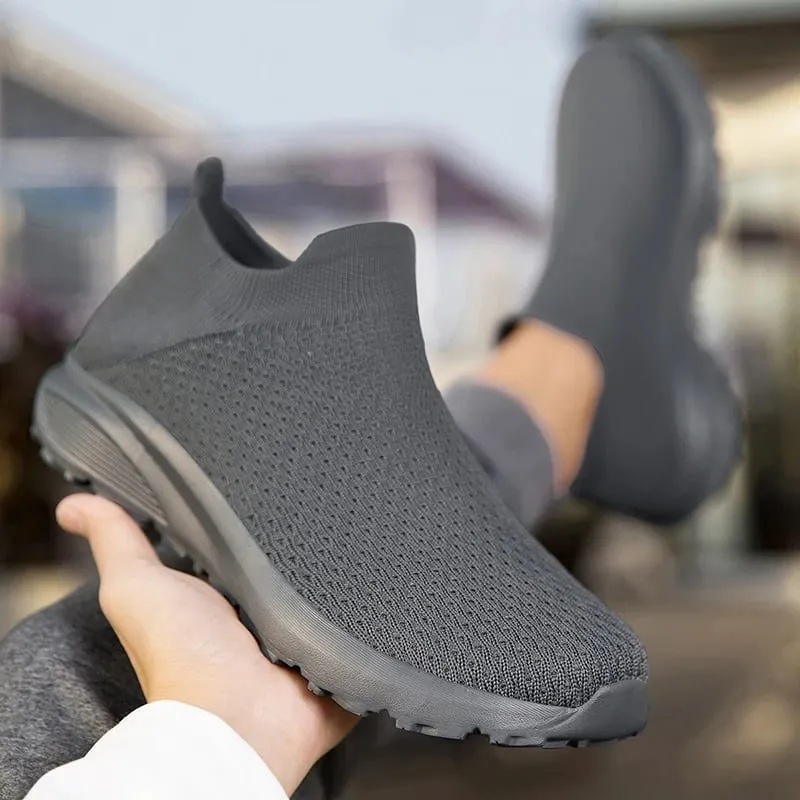 High Quality Sneakers Men Comfortable Breathable Lightweight Soft Wide Toe Non-slip Flat Socks Shoes Outdoor Casual Sports Shoes — image 7