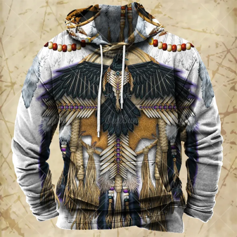 Vintage Hoodie For Men Harajuku 3D Print Autumn Long Sleeve Sweatshirts Oversized Y2k Clothing Men's Hoodies Fashion Streetwear — image 13