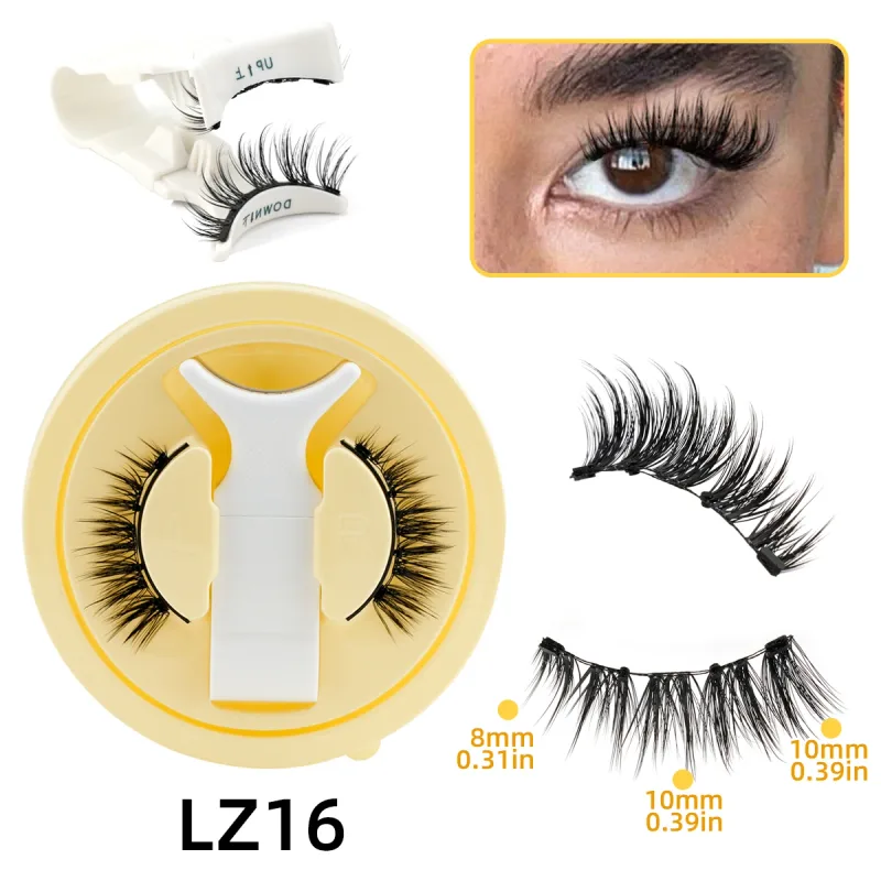 1 Set Magnetic Eyelashes Reusable Cat Eye Magnetic Lash Cosplay Sensitive Eye Friendly Natural Curler False Lashes Make Up Tool — image 17