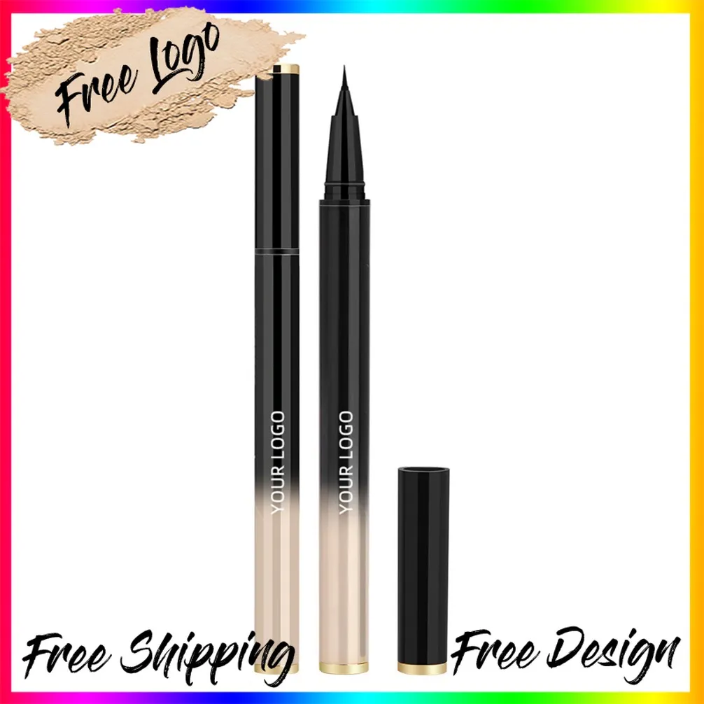 Vegan Ultra Fine Long-Lasting Black Eyeliner Pencils -Waterproof Sweatproof and Smudge-Proof Eye Liner Pen Private Label Makeup — image 3