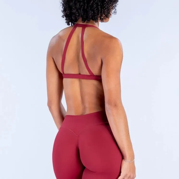 NO LOGO Double Shoulder Strap Sports Bra Fast-Drying Outdoor Running Fitness Top Backless Yoga Bra Women's — image 7