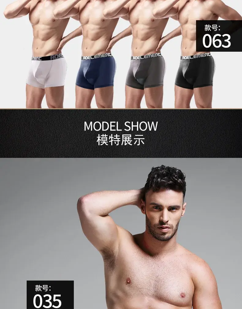 L-5XL Large Size Men Varicocele Underwear Scrotal Testicle Support Dual Pouch Boxer Spermatic Cord Bullet Separation Underpant