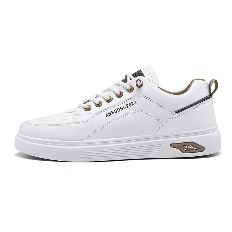 White Shoes Outdoors Leisure Sneakers Breathable Walking Shoes Flat Shoes Chaussure Homme Men's Casual Skateboarding Shoes — image 9