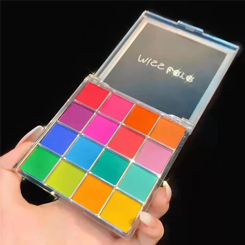 16-Grid Christmas Color Eye Shadow Palette Waterproof Long Lasting Matte Colorful High Pigmented Eyeshadow Eyes Makeup Cosmetics — image 3