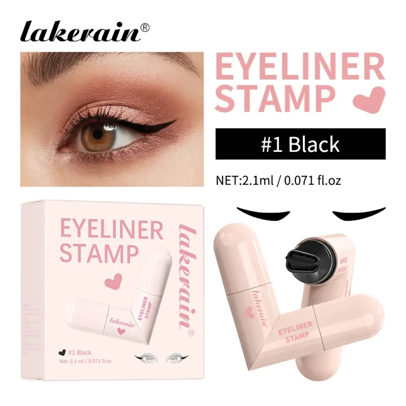 Lakerain Eyeliner Stamp Heart Pattern Precision Liner Long Lasting Color Portable Eye Liner Essential For Makeup Beginners — image 8