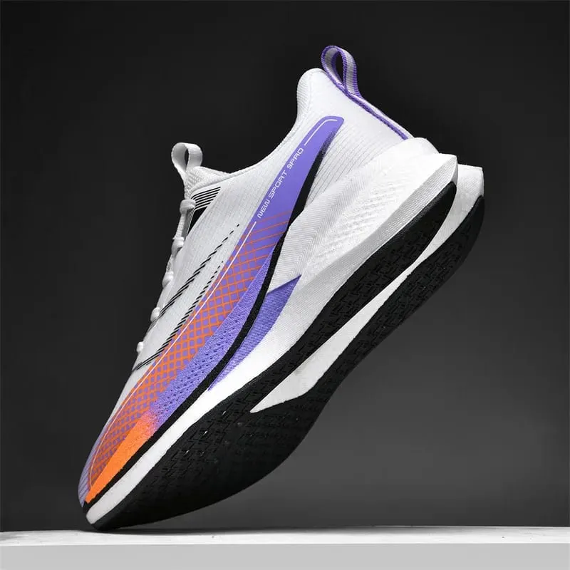 Men Marathon White Running Shoes Speciality Sports Breathable Sneakers Cushion Racing Jogging Outdoor Tennis Athletic Trainers — image 5