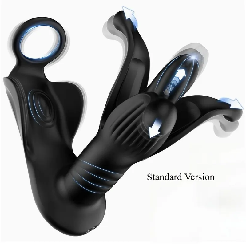 2026 New Upgrade Prostate Massager Anal Toys AI-Powered Butt Plug Male Sex Toys For Men Anal Plug Adult