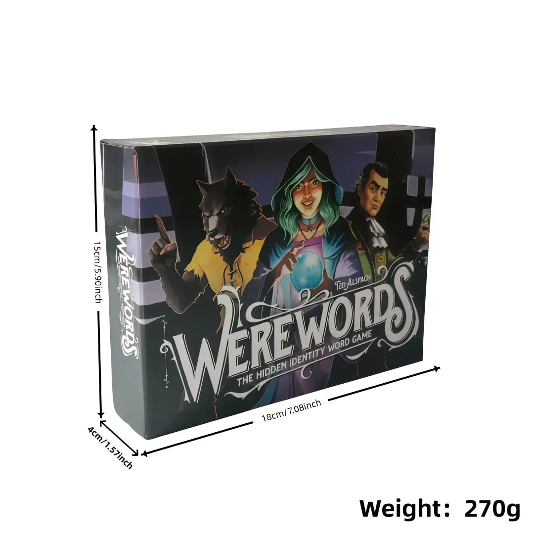 "Hidden Identity Word Board Game Werewolf-Style Word-Guessing Game Interactive Card Toy for Multi-Person Gatherings" Card Game Board Game Ideal for Family Gatherings Gift — image 2