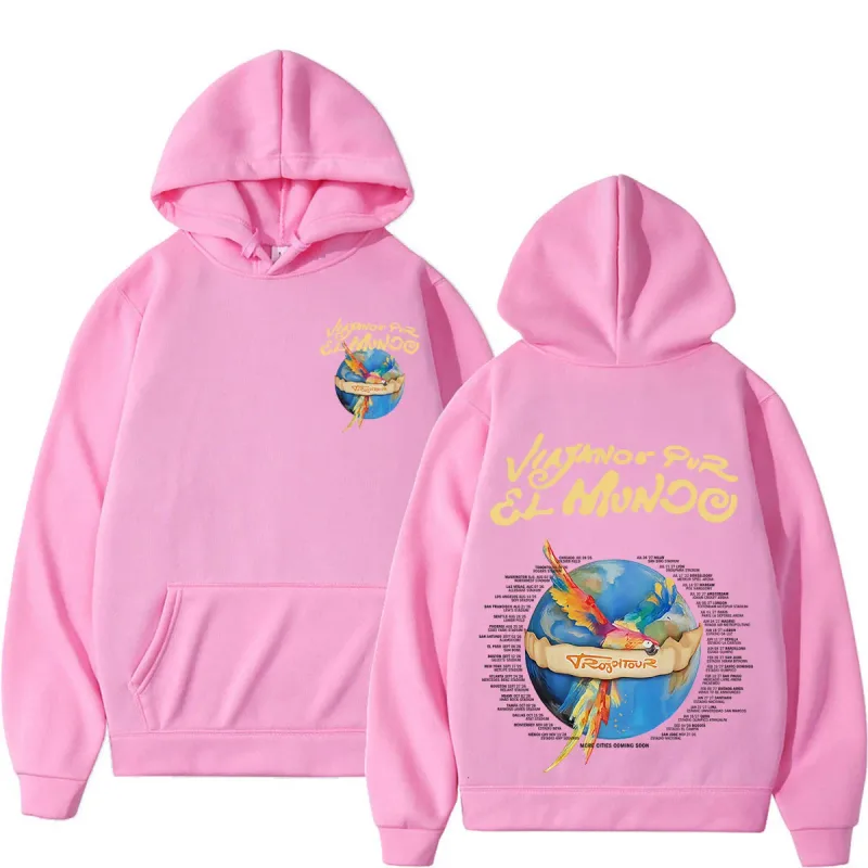 Karol G Viajando Por El Mundo Tropitour 2026 Graphics Hoodie Men Women Fashion Sweatshirts Casual Oversized Pullovers Fan Gifts — image 11