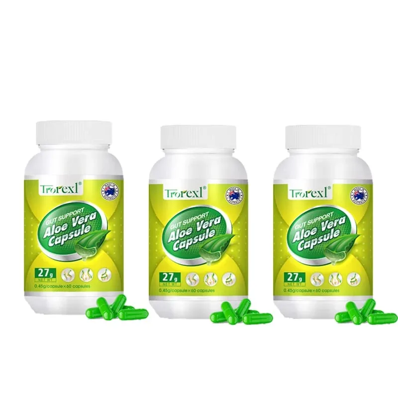 Fogyókúrás termékek férfiaknak és nőknek Aloe vera étvágycsökkentő vegán kapszula — image 9