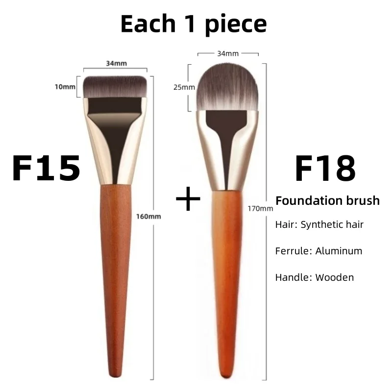 Ultra Thin Foundation Makeup Brushes Flat Top Angled Professional Face Contour Make Up Brush — image 10