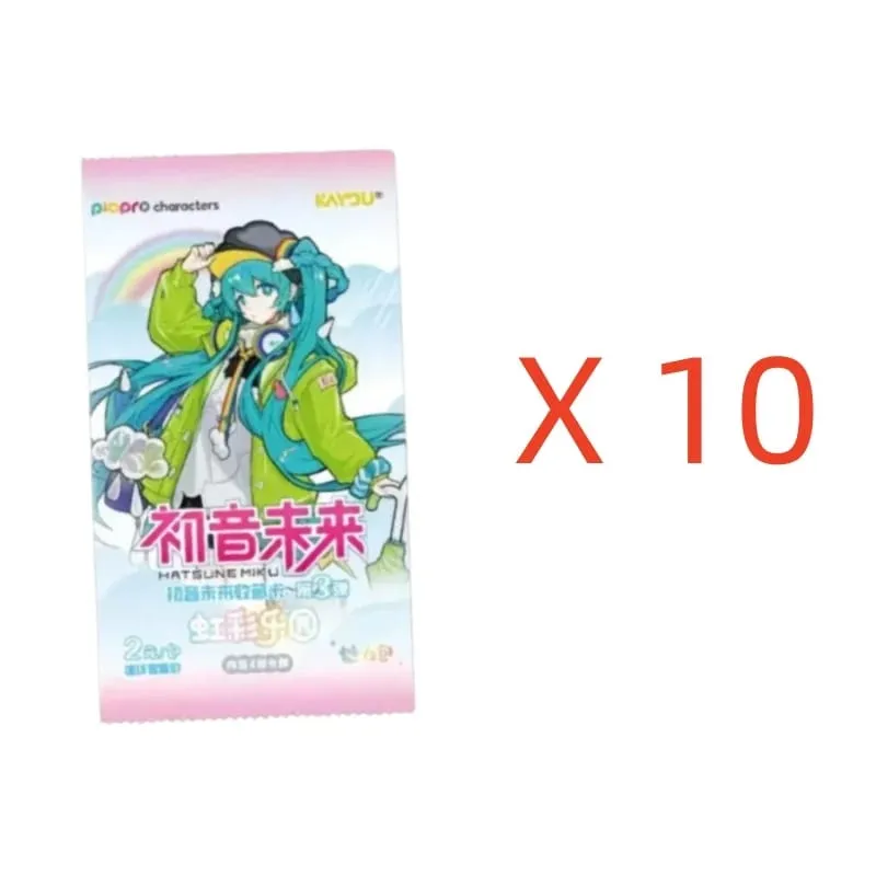 Original Hatsune Miku Card Charm Pack Shining Superstar Party Show Cards CR OR UTR Rare Collection Card Toy
