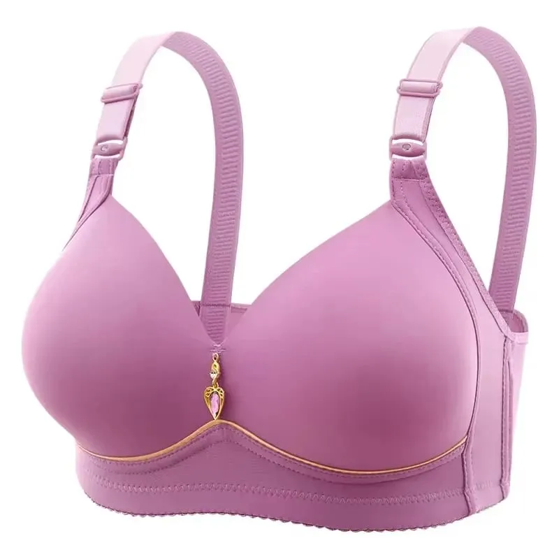 Size 36-46 Seamless Bras Women Underwear Push up Brassiere Glossy Comfort Bralette Female Thin Lingerie — image 8