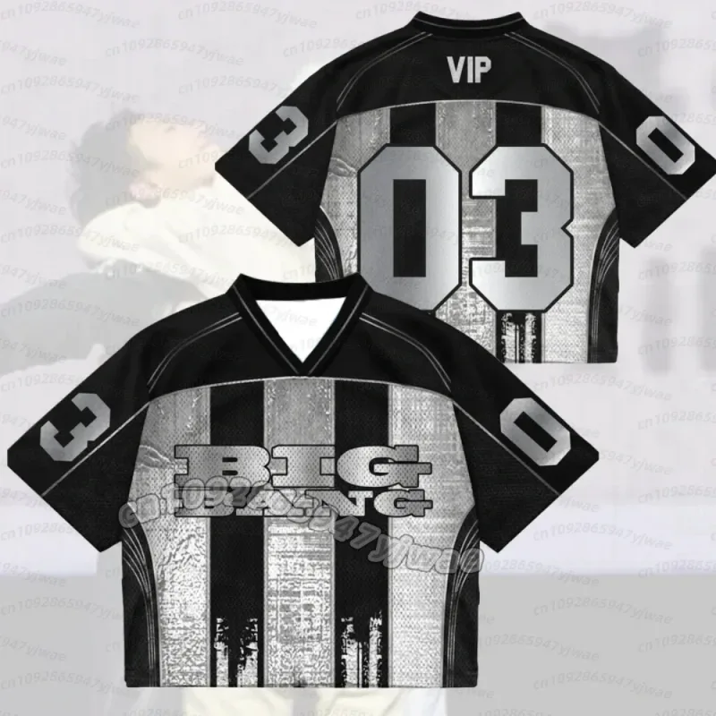 26 Men Women Bigbang 2026 World Tour Mixed Mesh Jersey Streetwear Concert Fans Jersey T-Shirt Short Sleeve T-Shirt Men Hoodies — image 6