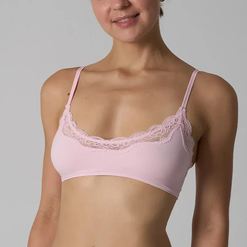 Cute Lace Bra Solid Set Women Free Combination Adjustable-strap Bras+Low Waist Panties Chic Simple High Elasticity Lingerie Sets — image 9