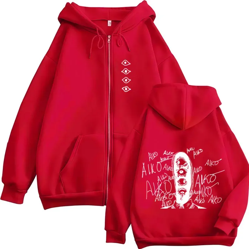 Oyasumi Goodnight Punpun Aiko Tanaka Manga Zipper Hoodies Men Women Clothing Fashion Oversized Zip Up Sweatshirts Jacket Coats — image 9