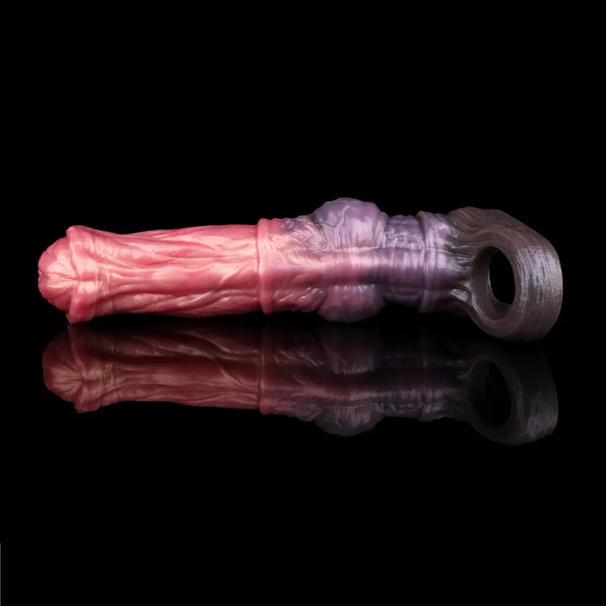 Soft Dog Knot Penis Sheath Fantasy Horse Dildo Sleeve Delay Ejaculation Ring Male Dick Girth Enlarger&Extender Sex Toy — image 5