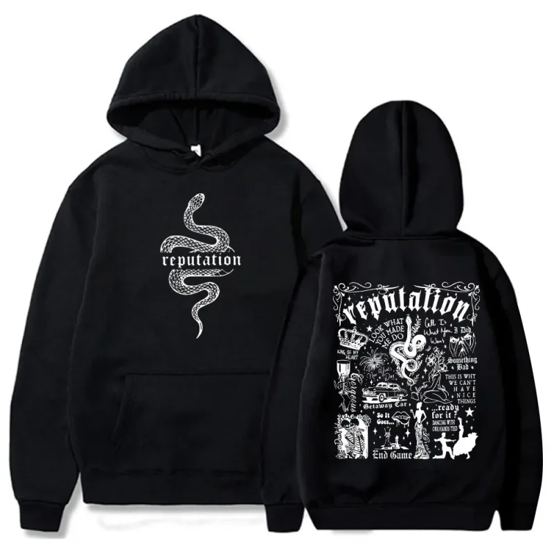 Latest Trend Code Taylor Reputation Fashion Hoodie Reputation Music Fans Love Hoodies Street Punk Style — image 1