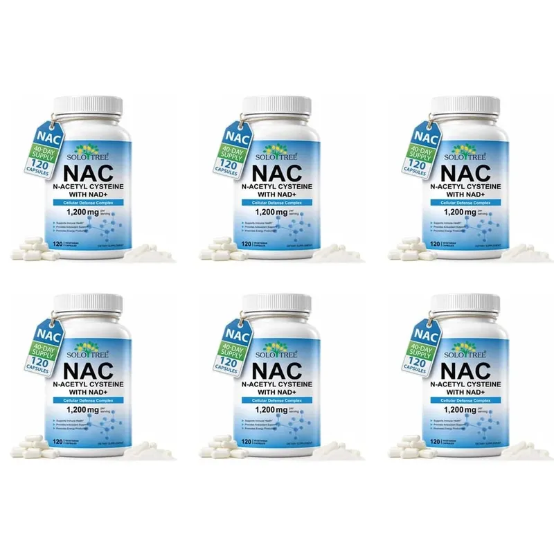 NAC 1150mg NAD+ 50mg Capsules Cellular Defense Complex for Antioxidant Support Immune Health & Energy Production Non‑GMO 120 Ct — image 12