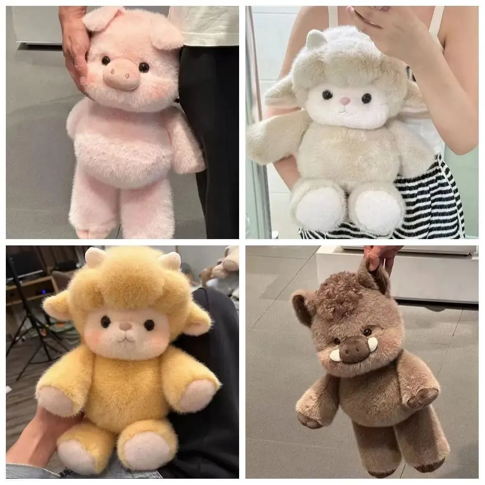 Creative Gift Soft Pig Stuffed Animal Plush Pillow Cute Emotional Support Stuffed Animals Plush 17.7inch Plush Toy