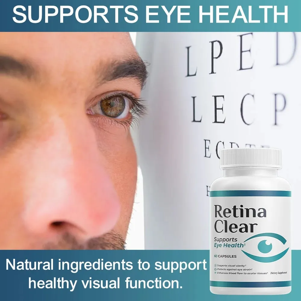 Vision Support Supplement – with Lutein Zeaxanthin Quercetin Vitamin A Zinc & Bilberry – Supports Visual Clarity Focus 60 Capsules — image 5