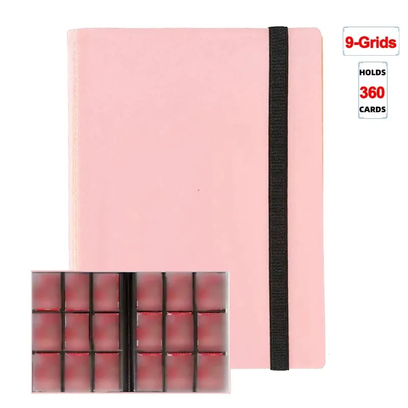 160/360/480/540 Cards Capacity Pocket Holder Binders Albums For Game Card Book Sleeve Holder Large-capacity Card Binder Notebook — image 16